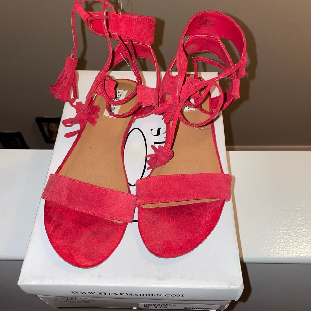 Red Sandals